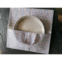 Sac porte tarte en tissu