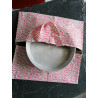 Sac porte tarte en tissu