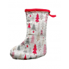 Bottes de noël en tissu