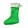 Botte de noël en tissu