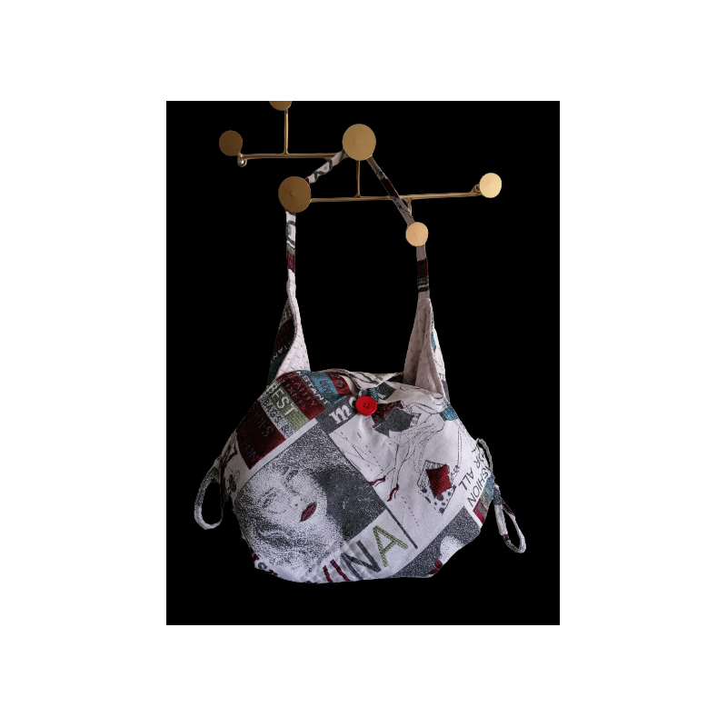 Sac à main d'occaz carré fait main