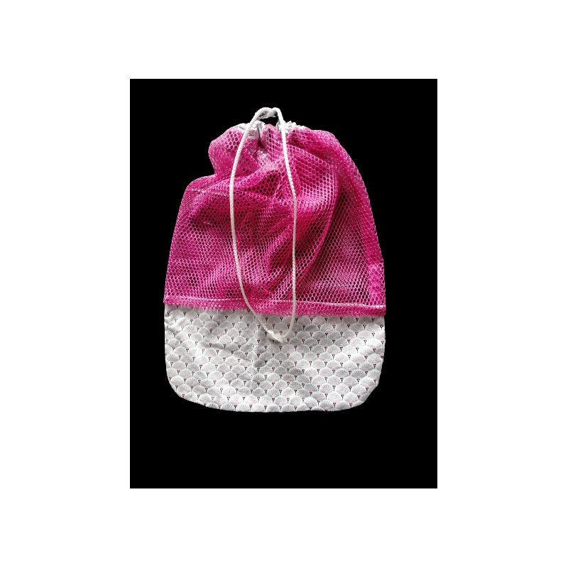 Sac à vrac / filet de lavage rose-gris Sac à vrac / filet de lavage rose-gris