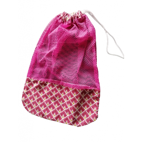 Sac à vrac / filet de lavage rose-rouge