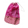 Sac à vrac / filet de lavage rose-rouge