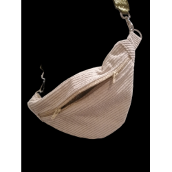Sac banane en velours côtelé
