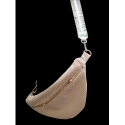 Sac banane en velours côtelé