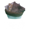 Panière avec 10 lingettes lavables et réutilisables