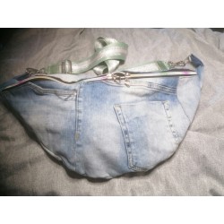 Sac banane XXL en jeans recyclé