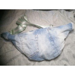 Sac banane XXL en jeans recyclé