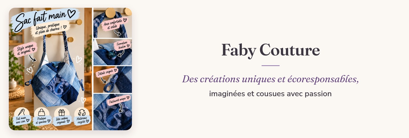 Faby Couture - Créations uniques et écoresponsables
